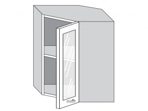 1.60.3у Шкаф настенный (h=720) угловой на 600мм со стекл. дверцей в Ноябрьске - noyabrsk.magazin-mebel74.ru | фото