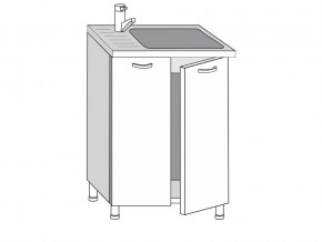 2.60.2м Шкаф-стол на 600мм под врезную мойку с 2-мя дверцами в Ноябрьске - noyabrsk.magazin-mebel74.ru | фото