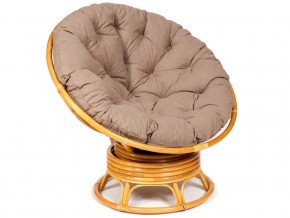 Кресло-качалка Papasan w 23/01 B с подушкой Honey, экошерсть Коричневый в Ноябрьске - noyabrsk.magazin-mebel74.ru | фото