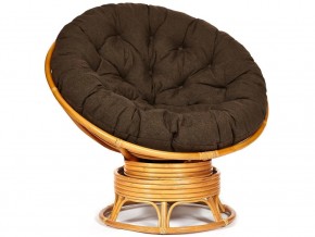 Кресло-качалка Papasan w 23/01 B с подушкой Honey, ткань Коричневый в Ноябрьске - noyabrsk.magazin-mebel74.ru | фото