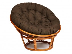 Кресло Papasan 23/01 W с подушкой Cognac, ткань Коричневый в Ноябрьске - noyabrsk.magazin-mebel74.ru | фото