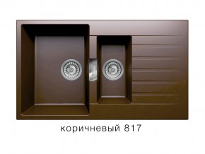 Мойка кварцевая Tolero Loft TL-860 Коричневый 817 в Ноябрьске - noyabrsk.magazin-mebel74.ru | фото