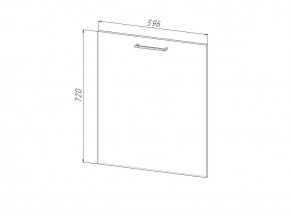П 60 Комплект для посудомоечной машины 600 мм (цоколь + фасад) ЛДСП в Ноябрьске - noyabrsk.magazin-mebel74.ru | фото