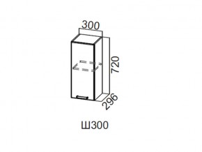 Ш300/720 Шкаф навесной 300/720 в Ноябрьске - noyabrsk.magazin-mebel74.ru | фото