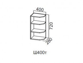 Ш400т/720 Шкаф навесной 400/720 (торцевой) в Ноябрьске - noyabrsk.magazin-mebel74.ru | фото